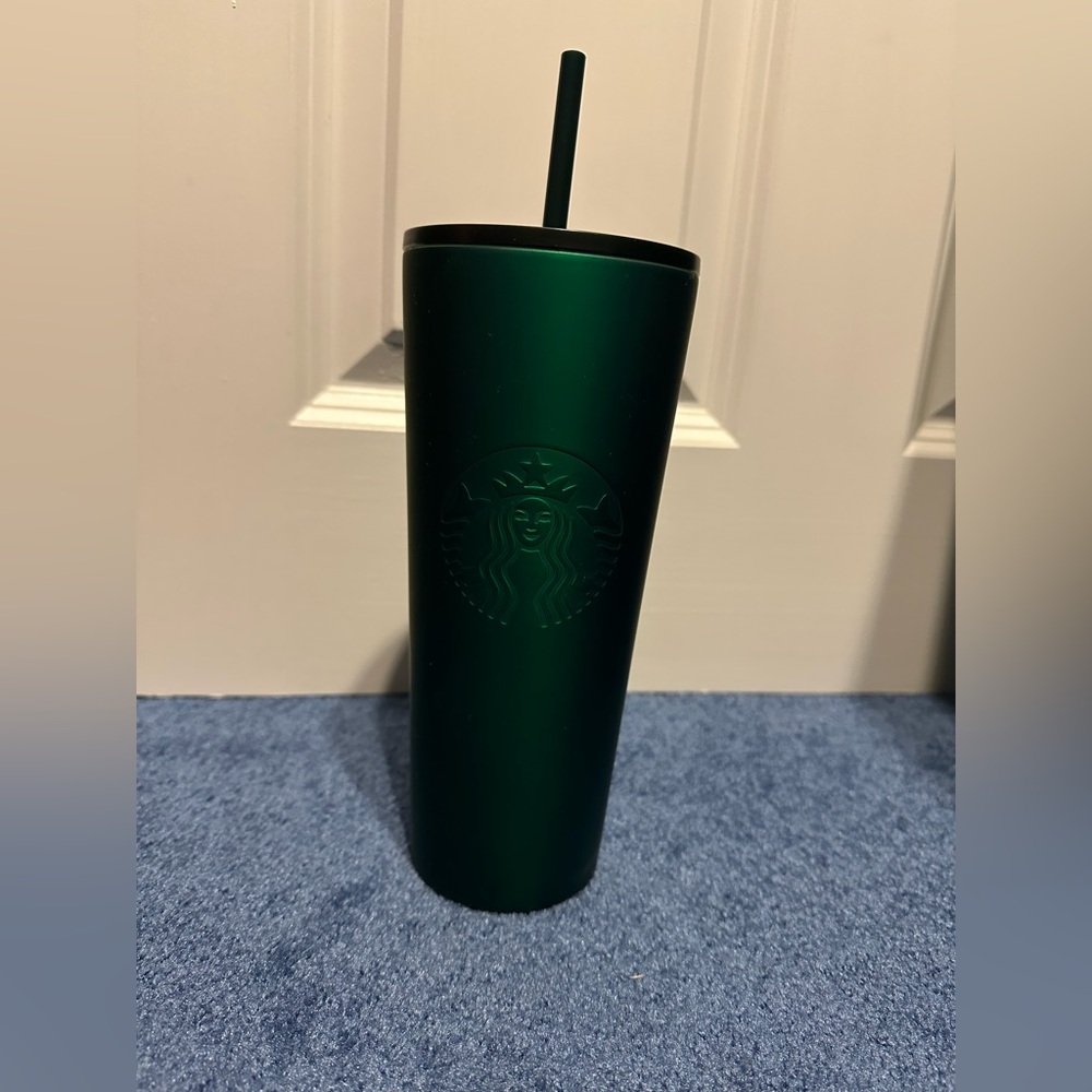 Starbucks Green Tumbler with Straw